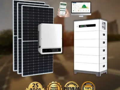 Kit Solar Híbrido - Empresa de Energia Solar Fotovoltaica e Armazenamento em Baterias em Recife PE